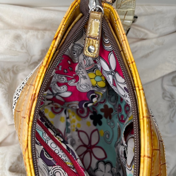 Joanel faux alligator crossbody - Picture 5 of 7